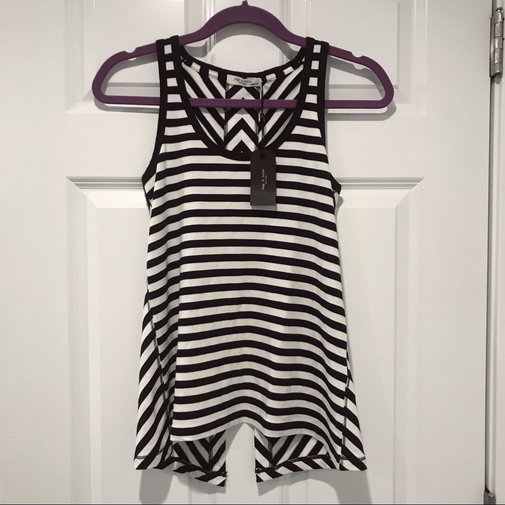 Rag and Bone Kat Split Back Tank
